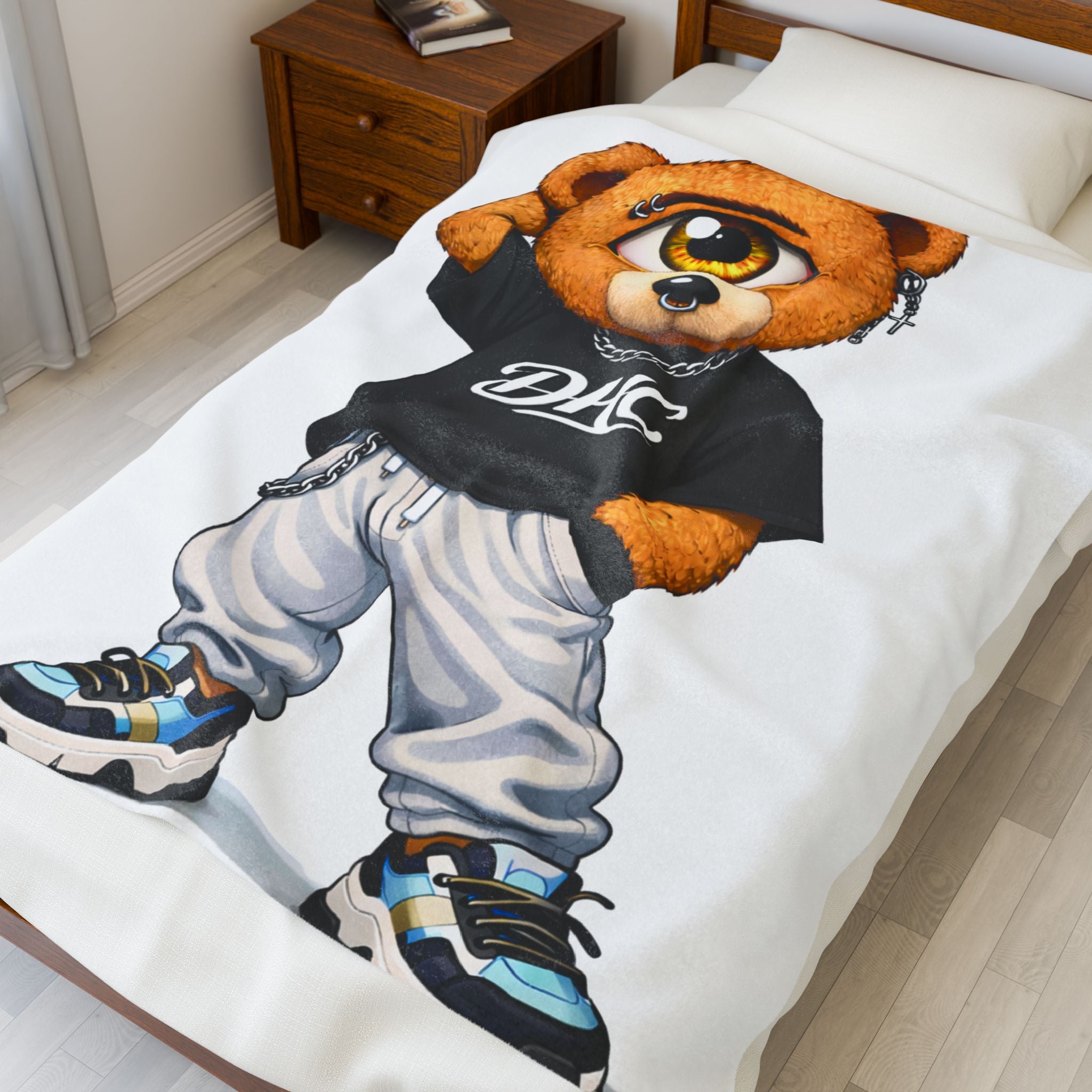 Orbit The Bear Plush Blanket
