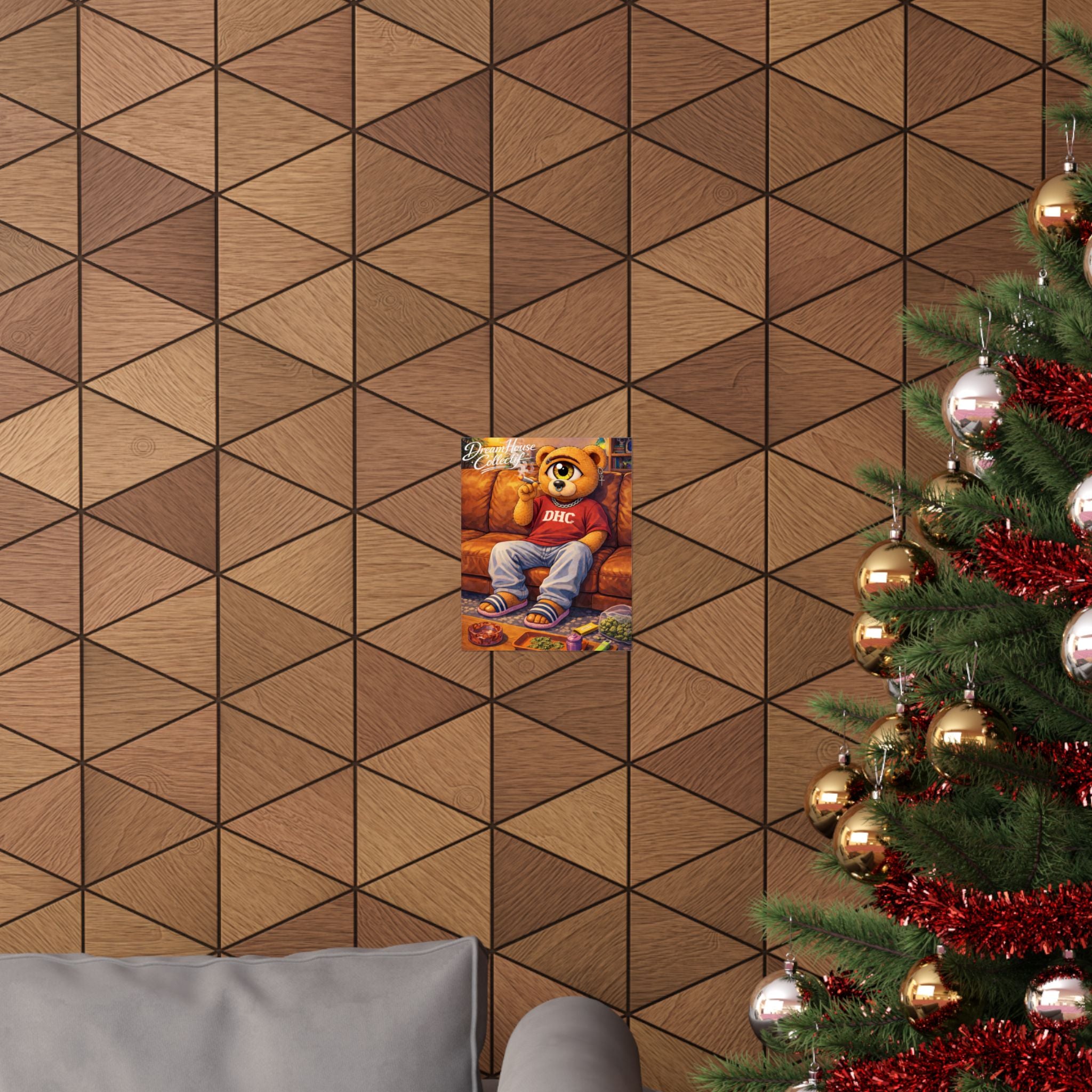 Orbit The Bear "Couch-Locked" Poster