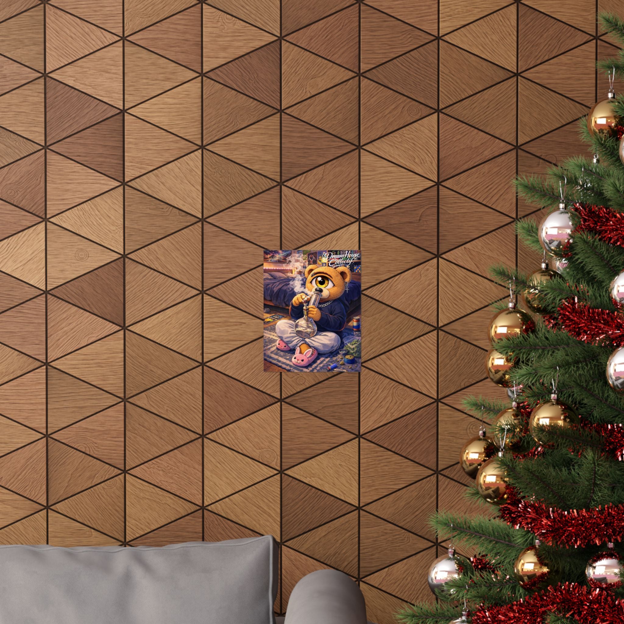 Orbit The Bear "Bong" Poster