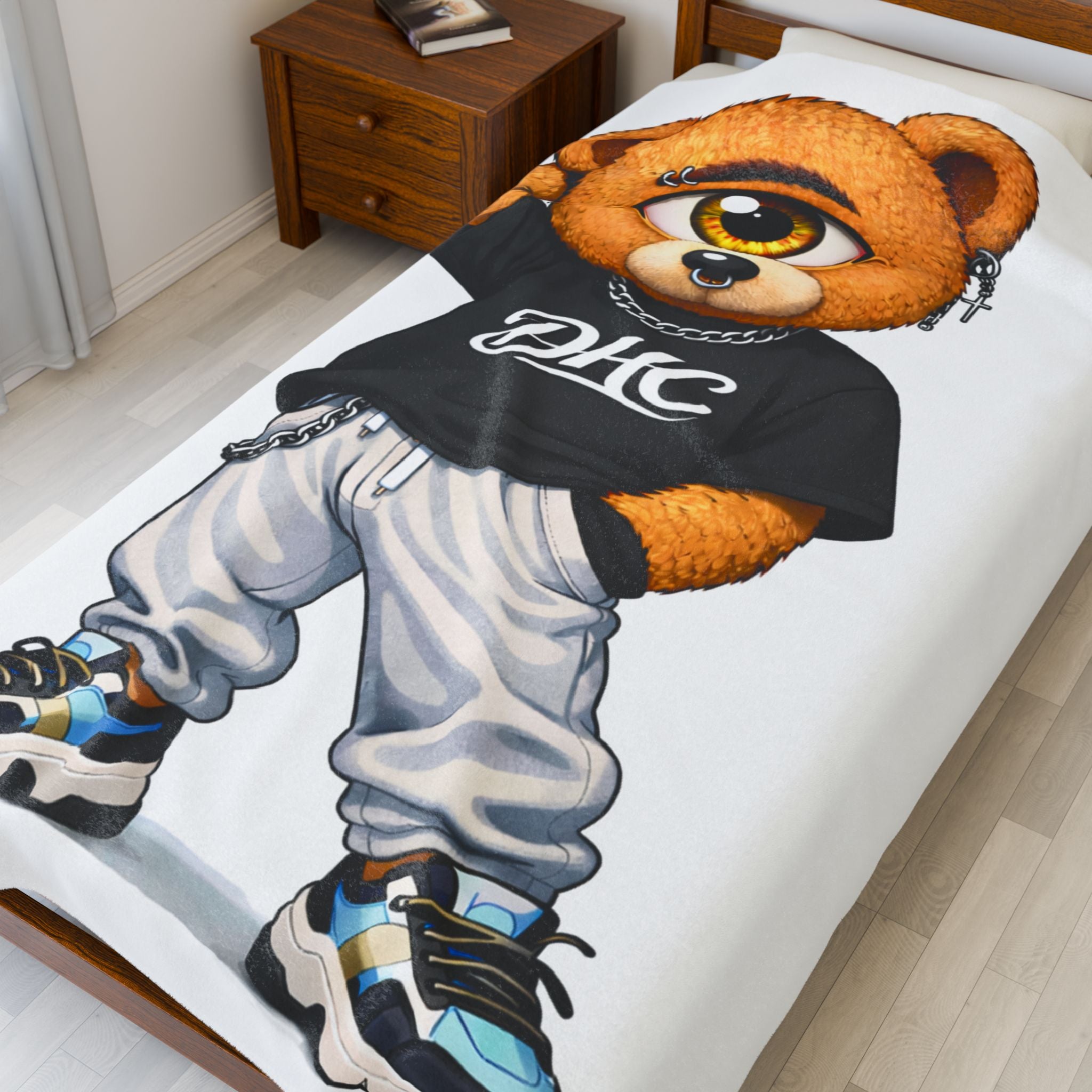 Orbit The Bear Plush Blanket