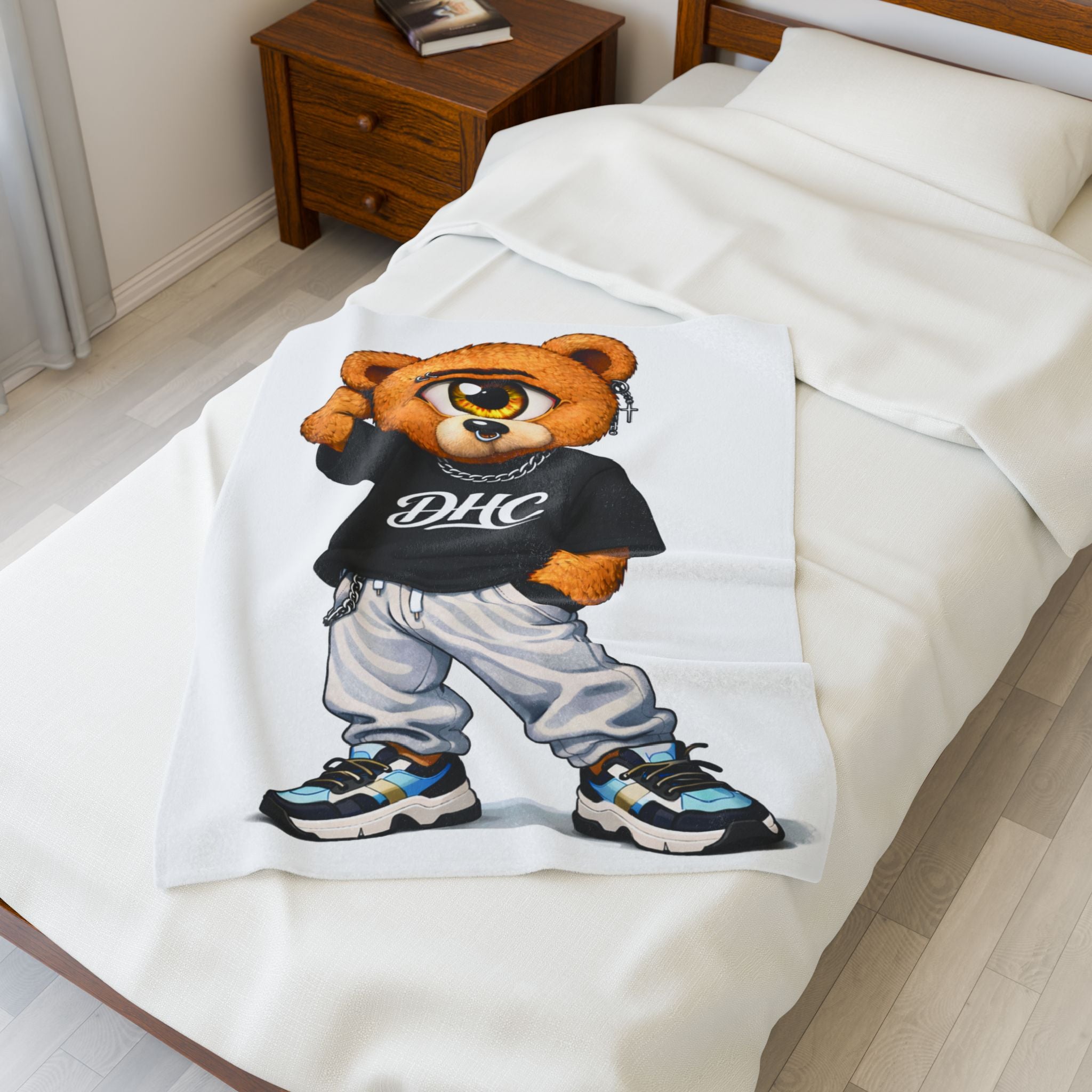 Orbit The Bear Plush Blanket
