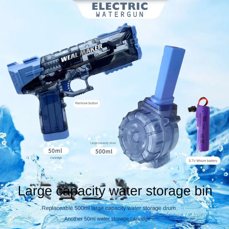 Automatic Electric Water Gun Automatic Blowback Toy Gun